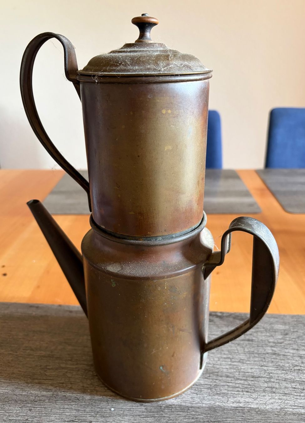 Tutte le decorazioni: Kaffeekocher antik Metall – Usato da Aarwangen venduto da concorde58