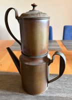 Kaffeekocher antik Metall