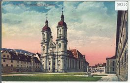 St. Gallen - Stifskirche (Kloster) Litho