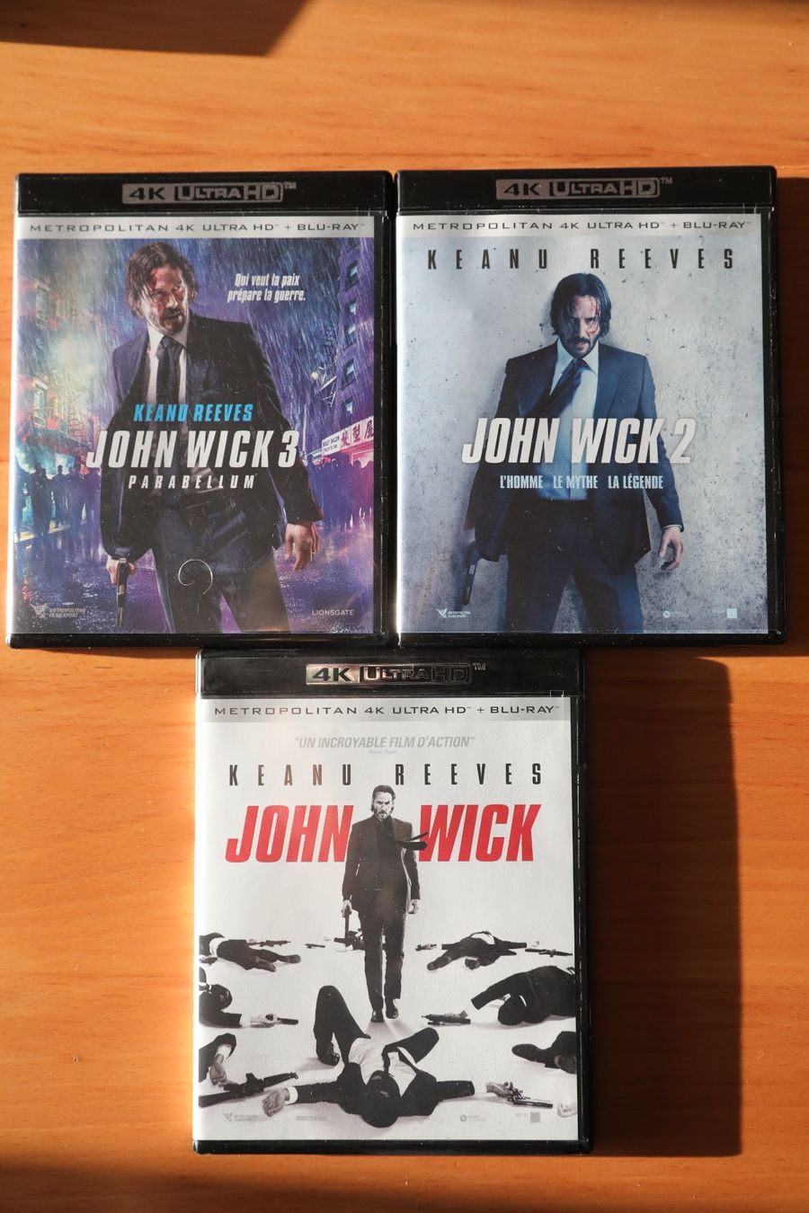 Tutti i DVDs: 4K UHD Blu-ray JOHN WICK La trilogie – Usato da Porrentruy venduto da tupatup 2