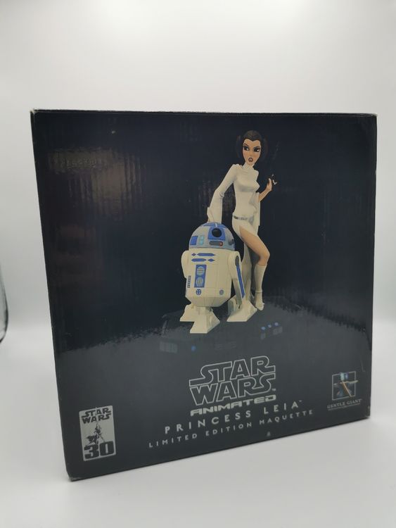 Figurine Gentle Giant – Princesse Leia & R2D2 Animés – Star Wars – Édition Limitée