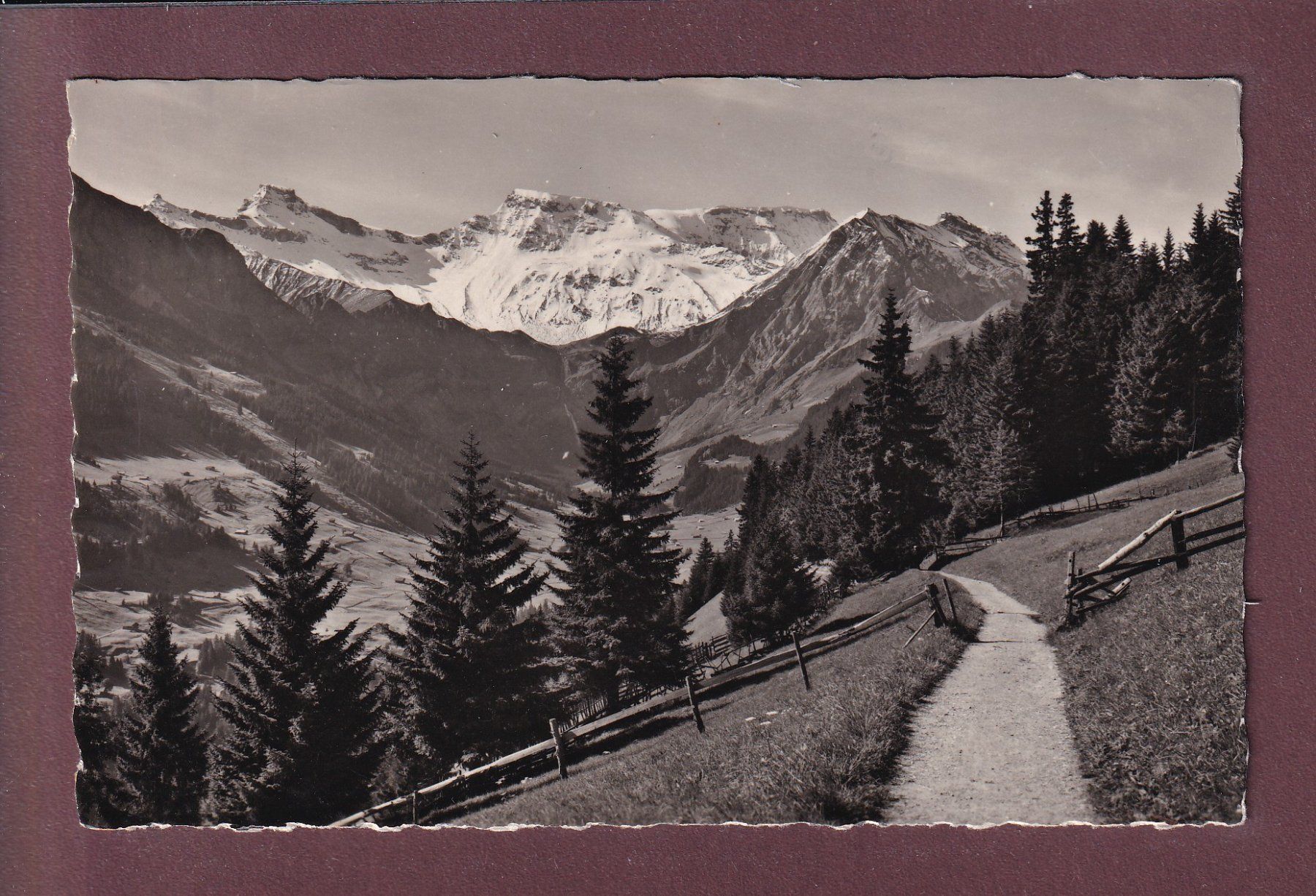 Cartoline postali: ADELBODEN - Hörnliweg – Usato da Pully venduto da nicecards