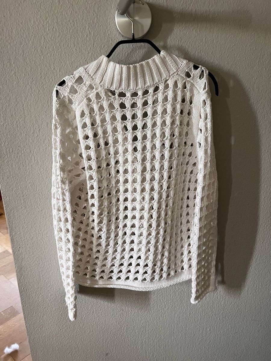 Hemisphere Giacche: Strickjacke Hemisphere, Gr. M, weiss – Usato da Solothurn venduto da Brini06 4