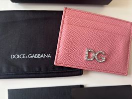 Dolce & Gabbana Crystal Logo Kartenetui