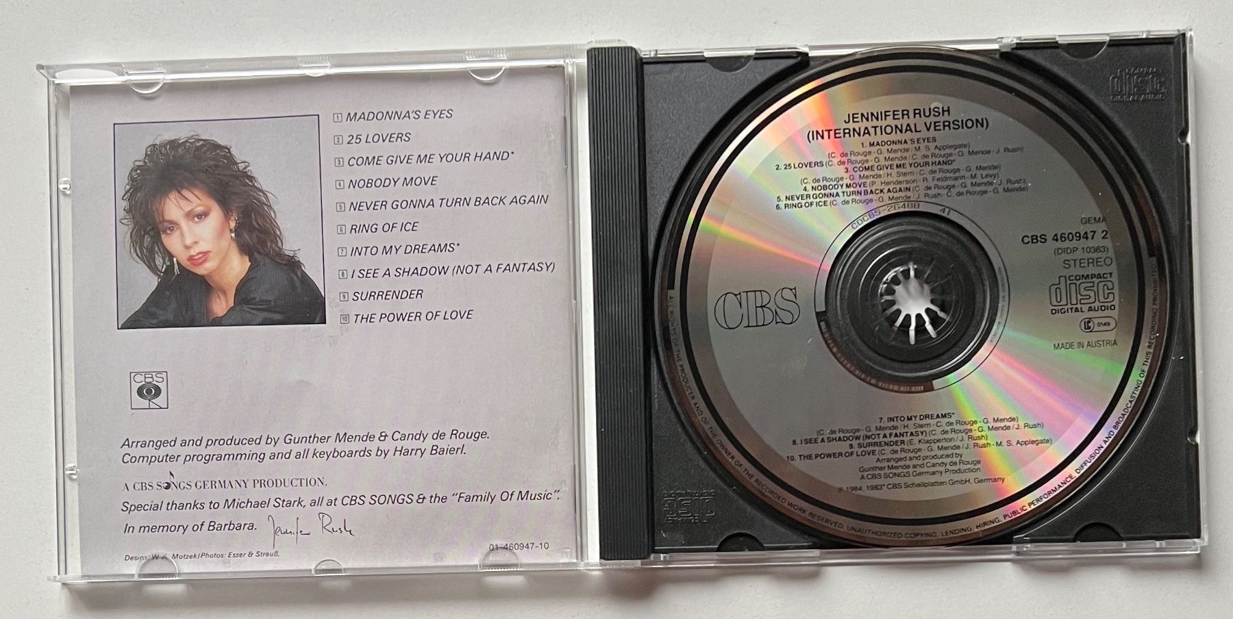 CDs: Jennifer Rush / Album: Jennifer Rush – Gebraucht aus Näfels von rottabi 2