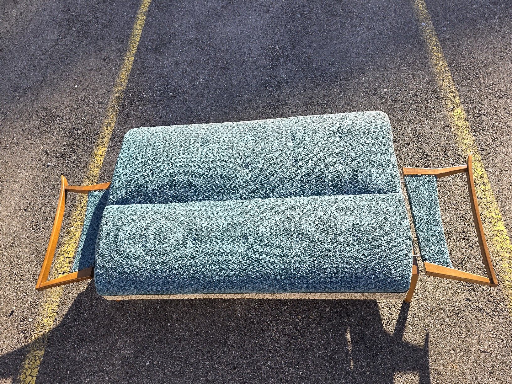 Divani: Mid Century Sofa / 2er Sofa / Vintage Design Sofa, Top! – Usato da Pfäffikon SZ venduto da Brocki-21 2