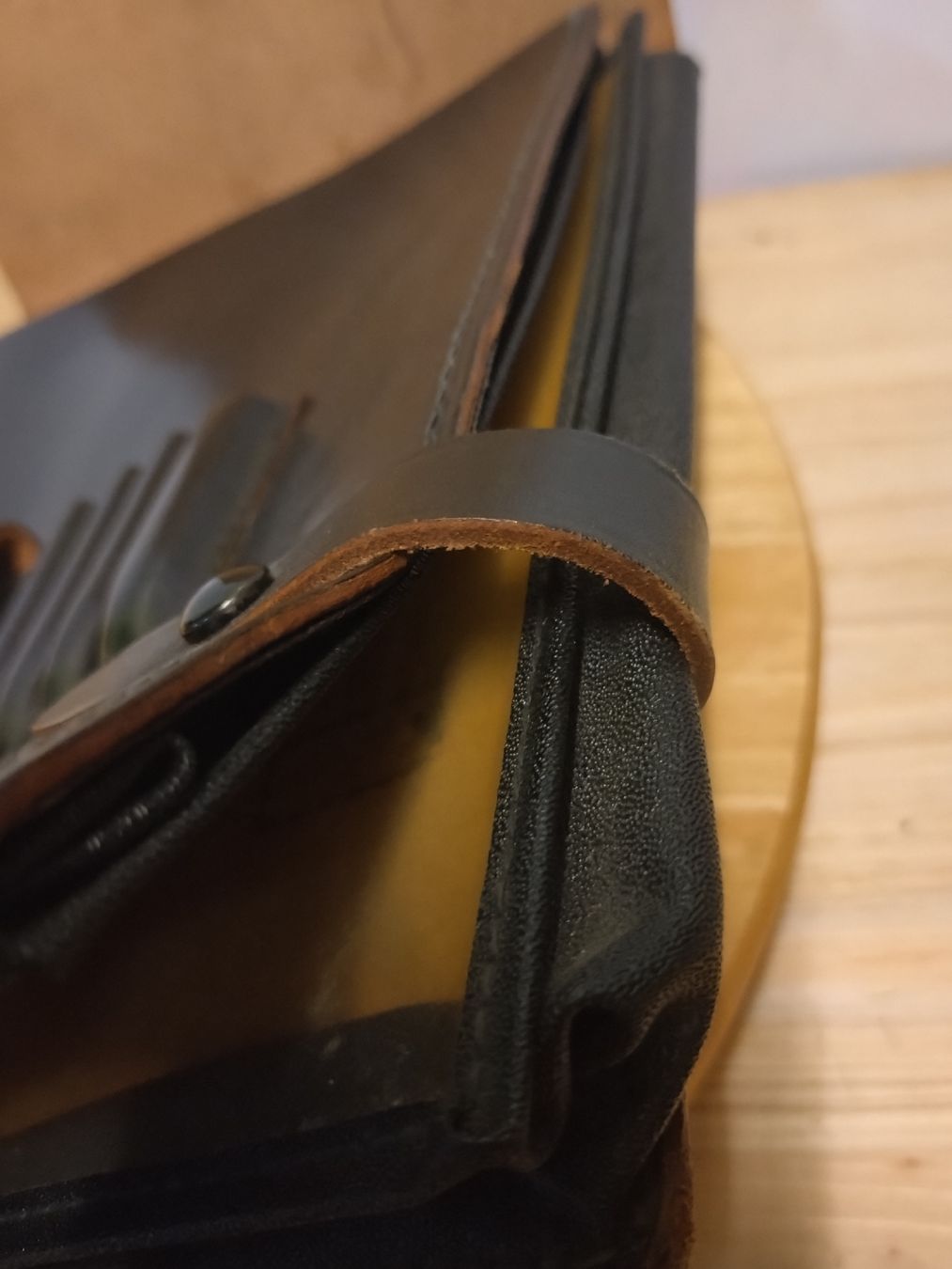 Koffer & Taschen: Ancienne pochette à documents en cuir type PTT – Gebraucht aus Farvagny-le-Grand von LaCaverne 6
