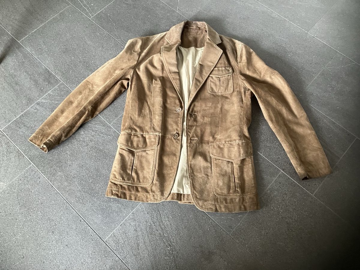 Giacche: Wildleder Jacke, Herrenjacke, gösse 46 – Usato da Bettwiesen venduto da Zustand57