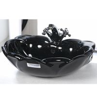 Waschbecken Muschelform inkl Armaturen