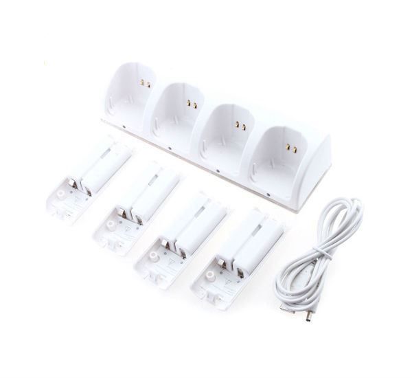 Caricabatterie: Nintendo Controller Ladestation + 4 Akku – Nuovo (secondo la descrizione) da Thun venduto da Top32 6