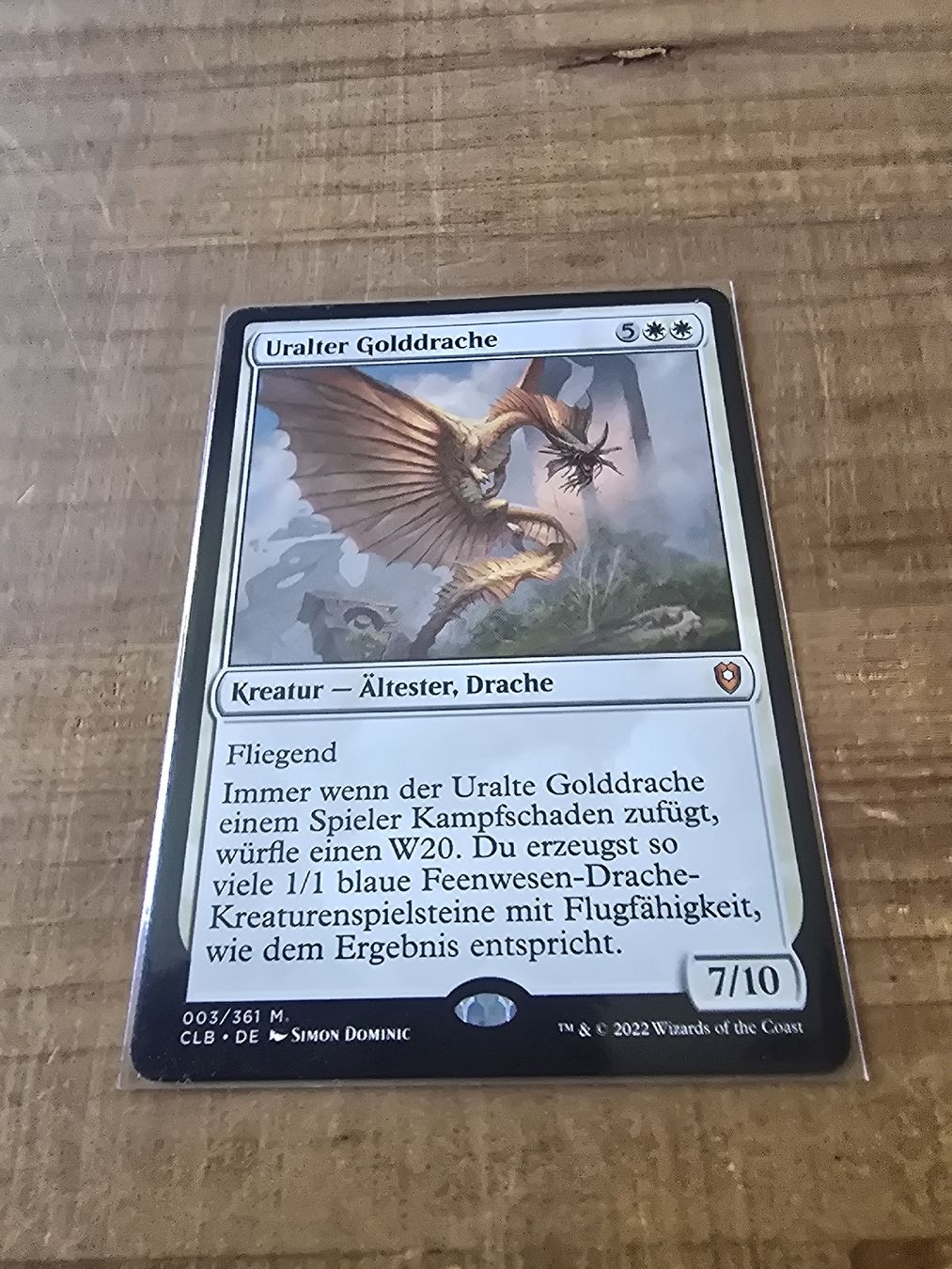 Magic The Gathering Carte collezionabili: Magic Karte Uralter Golddrache DE  – Nuovo (secondo la descrizione) da Dussnang venduto da met_g2yb
