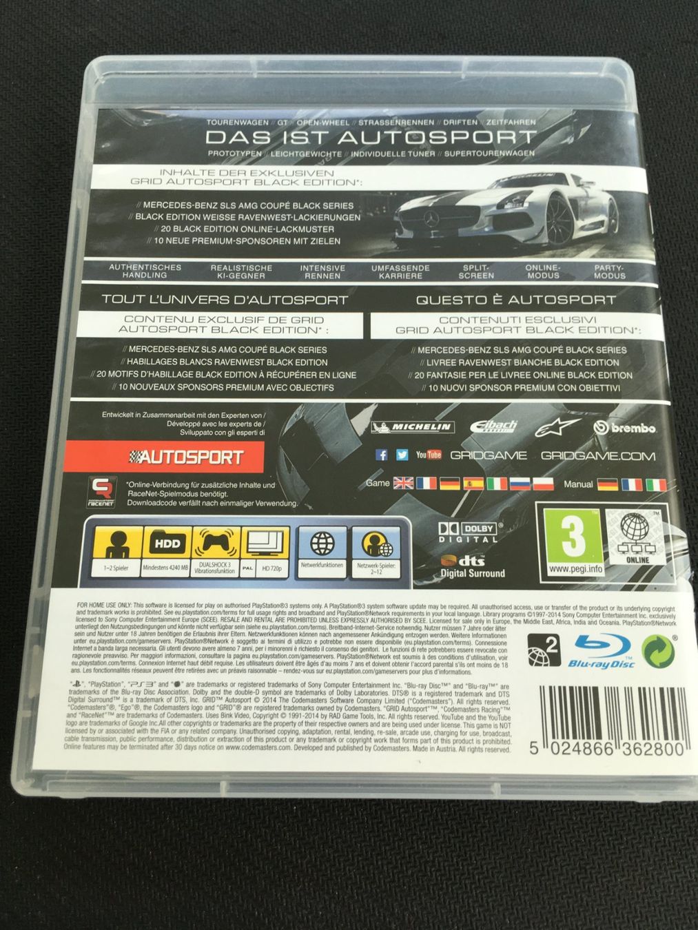 Sony Giochi: Grid Autosport - Playstation 3 / PS3 – Usato da St.Gallen venduto da Punktchen01 1