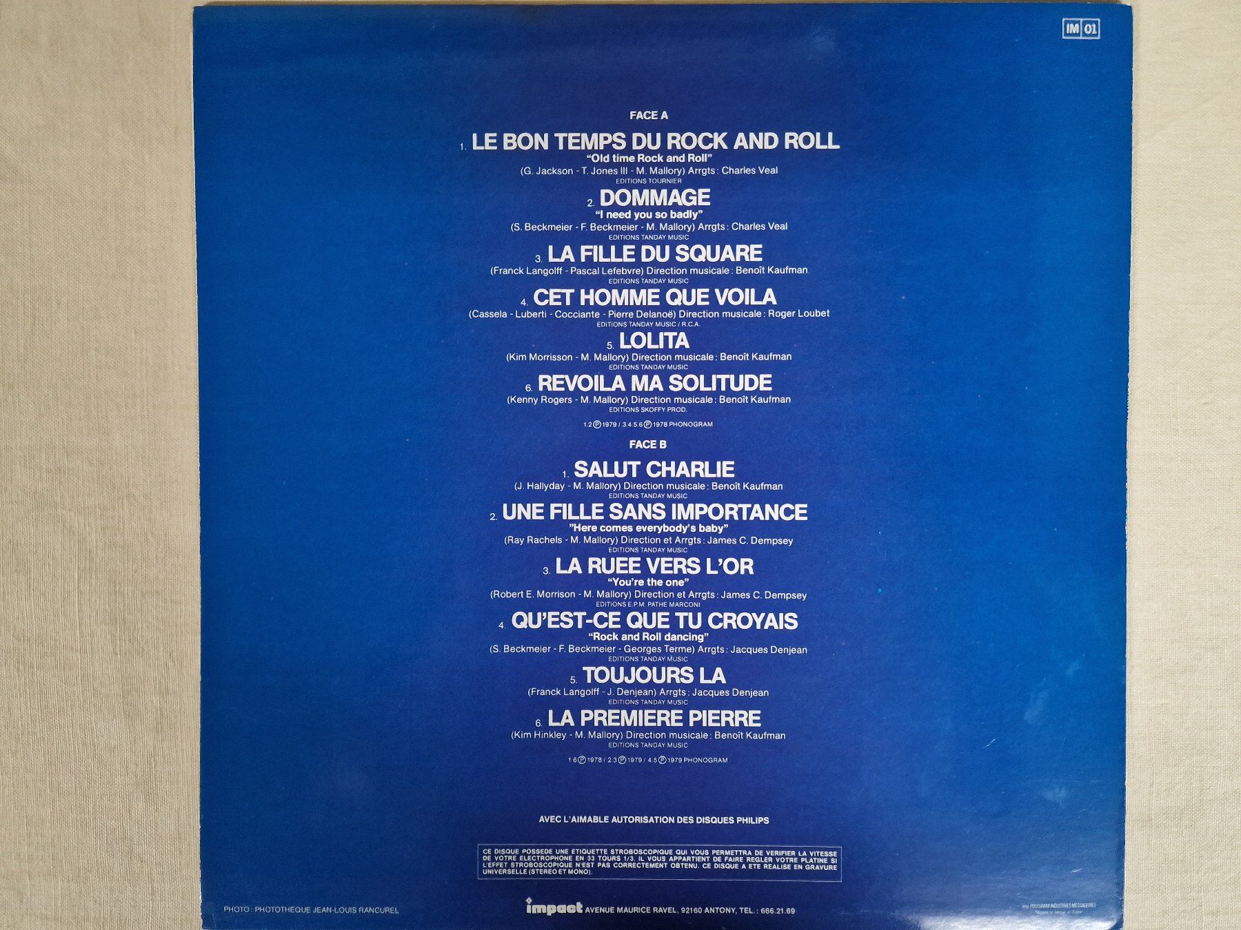 Schallplatten: Johnny Hallyday LP – Volume 12 – Gebraucht aus Root von atelier22 1