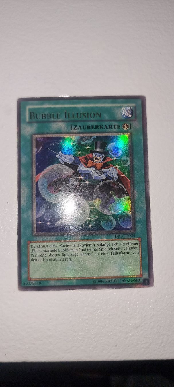 Karten: Yugioh Bubble Illusion – Gebraucht aus Suhr von qkr_62qb