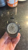 Chronograph Armbanduhr Steel Quarz akzeptabler Zustand