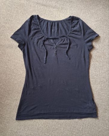 Damen T-Shirt dunkelblau, Tom Tailor, M