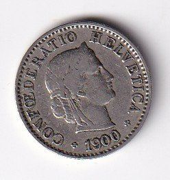Tutti le monete: 5 Rappen 1900 rar – Usato da Neuchâtel venduto da karlpierrino