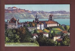 LAUSANNE - Château et Cathédrale - 1913