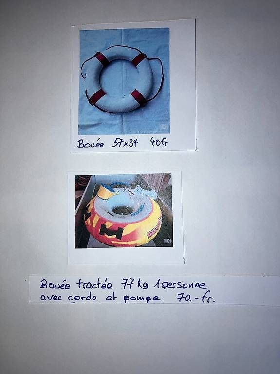 Schwimmringe: Lot de bouées nautiques – Gebraucht aus L'Isle von rogenico