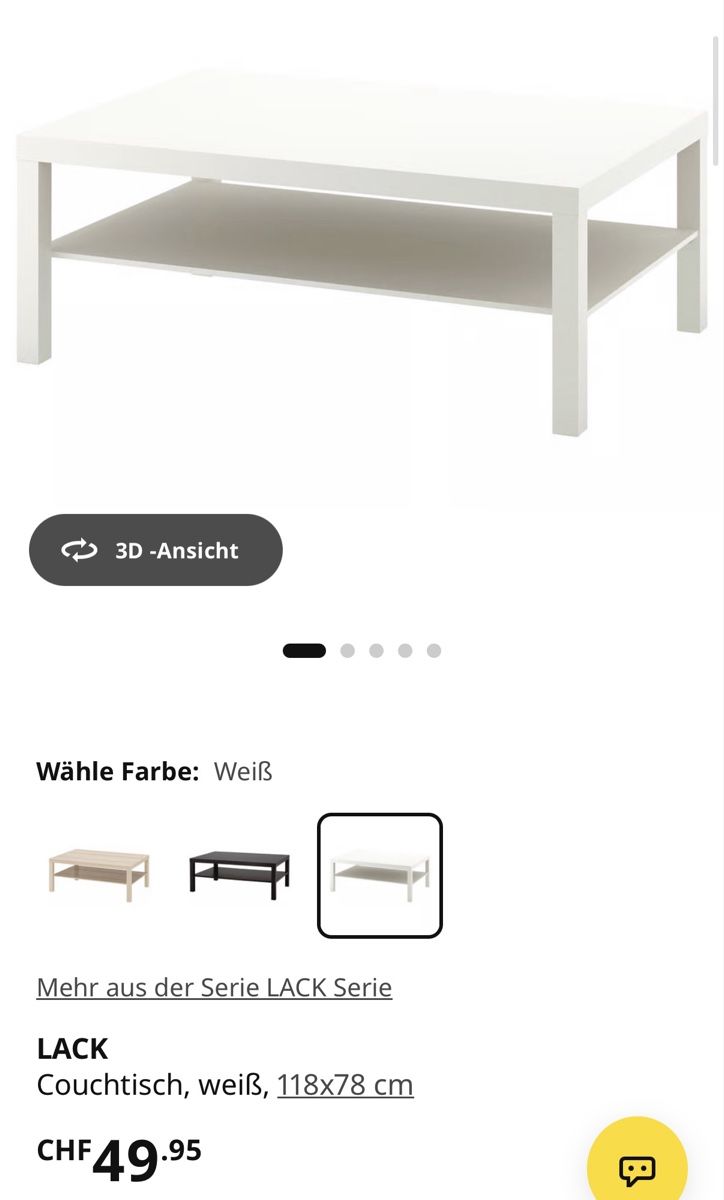 Tische: Couchtisch Lack Ikea – Gebraucht aus Oberstammheim von riis_sz 2