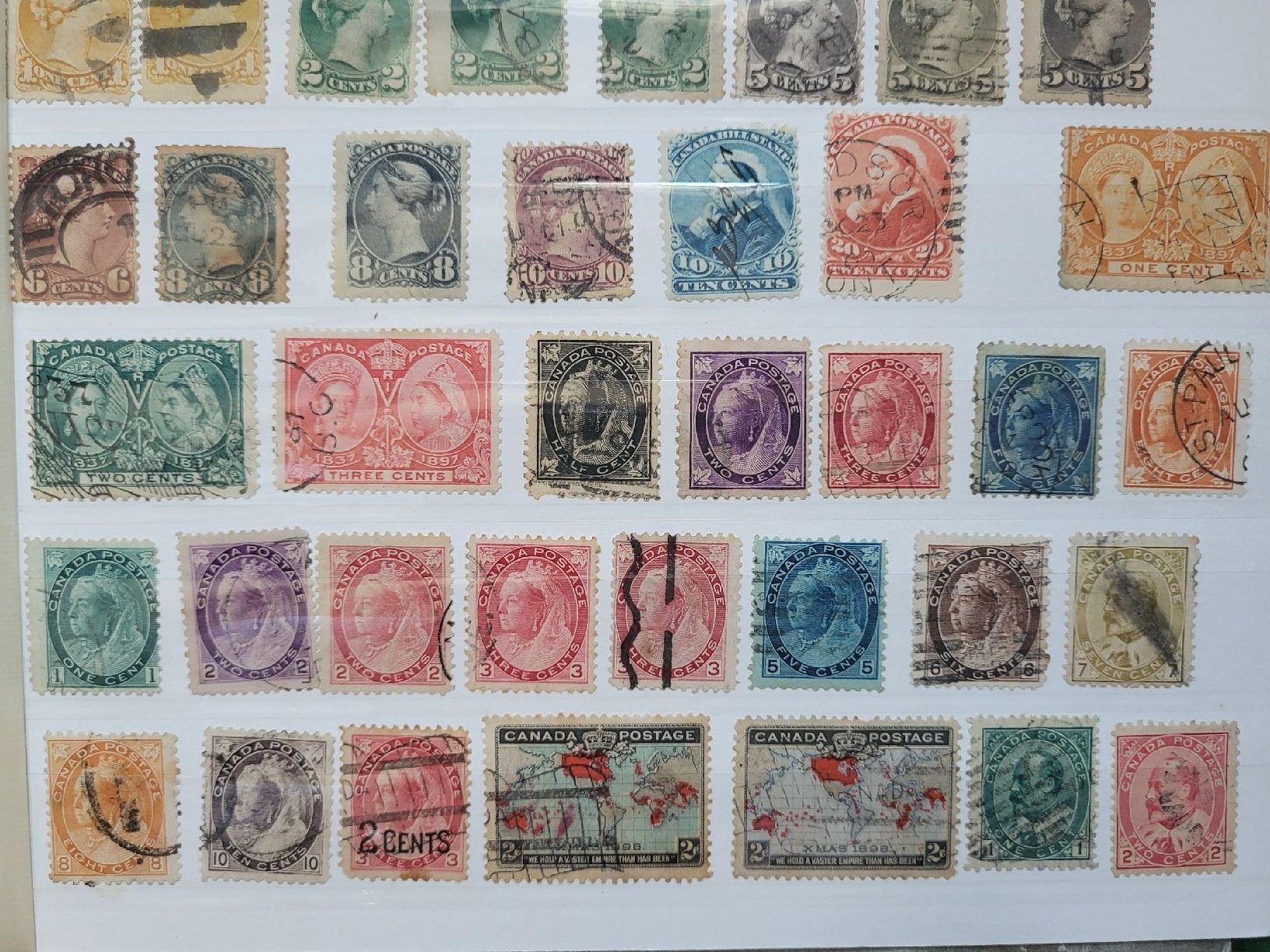 Tutti i francobolli: Kleinlot Kanada ab 1859-64 – Usato da stäfa venduto da brandy66 2