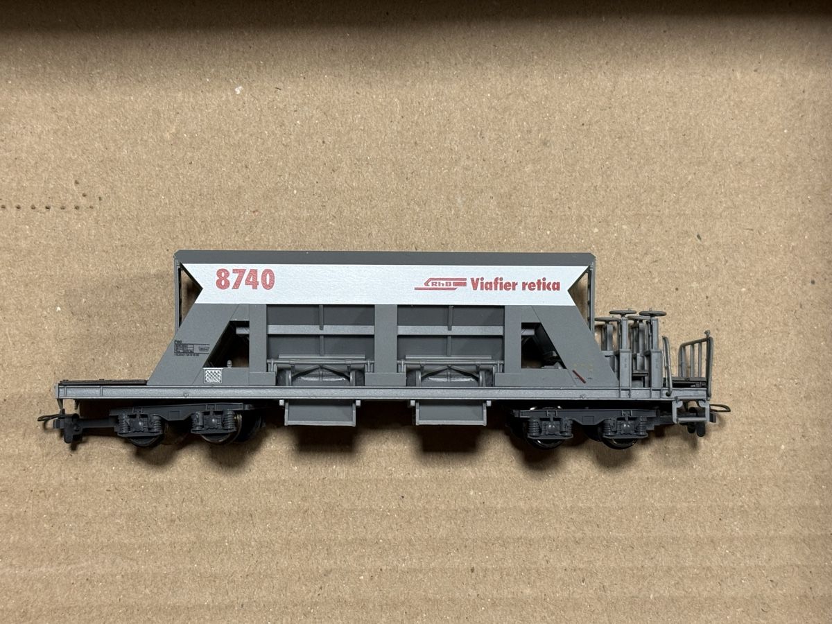 Bemo Modellini di ferrovie: Bemo RhB Schotterwagen – Usato da Thusis venduto da Jasmin1991995