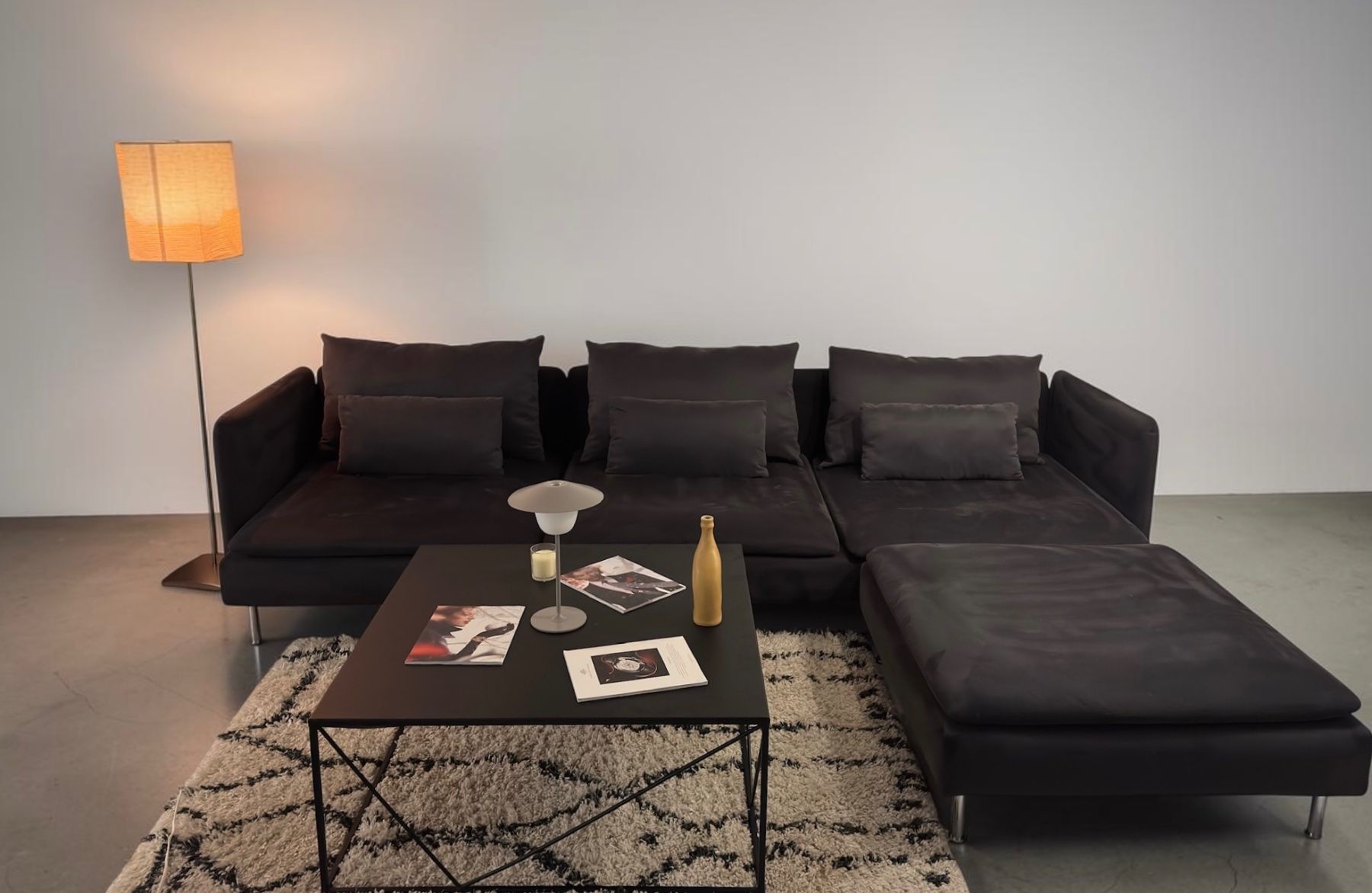 Divani: Modular Ecksofa Gratis Lieferung Schwarz – Nuovo (secondo la descrizione) da Fehraltorf venduto da Sofalab.swiss 1