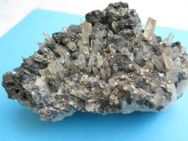 Nadelquarz mit Pyriten und Zinkblende, Bleiglanz ca. 528 gr.