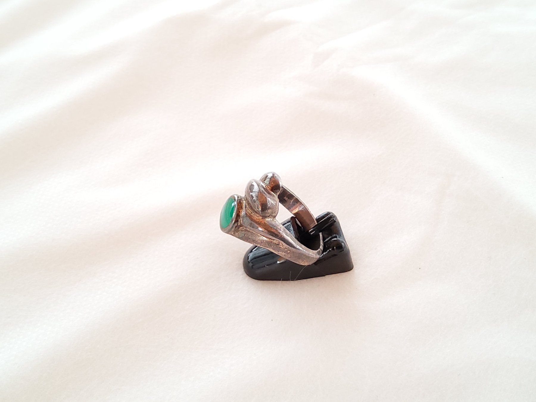 Anelli: Bague en argent 925 avec pierre  – Usato da Malleray venduto da Broc-Mo 1