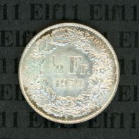 CHF___0.50 1934 -stgl 50 Rappen
