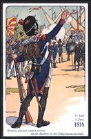 sign. Ed. Elzingre: Schweizer Soldat im 