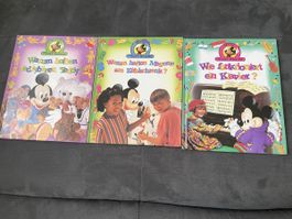 Micky Maus Bücher "Fragt Warum"-Reihe, 3 Bände, Top!