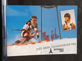 Max Julen - handsignierte alte Karte