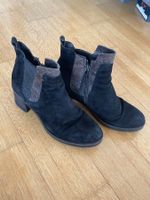 Stiefeletten mit Absatz, Echtleder, Grösse 40