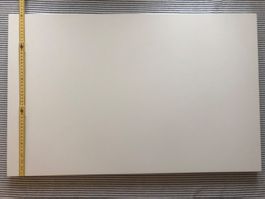 Elément d'étagère ELVARLI : 1 tablette blanche avec console