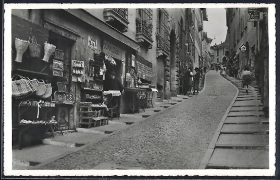 Cartoline postali: AK Lugano, Via Cattedrale – Usato da Berlin venduto da bartko-reher