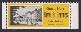 Rare Hotel Vignette, Hotel Royal-St.Georges INTERLAKEN