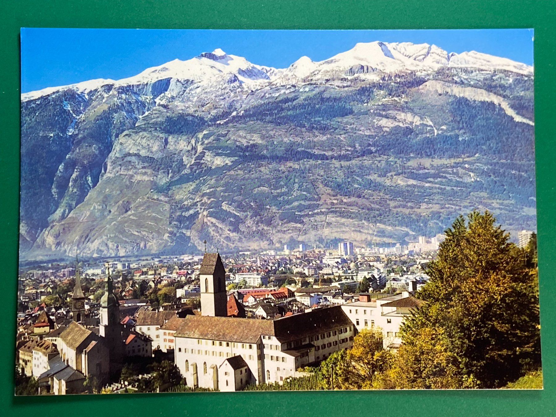 Cartoline postali: Chur mit dem Calanda – Usato da Steg VS venduto da _vinci_