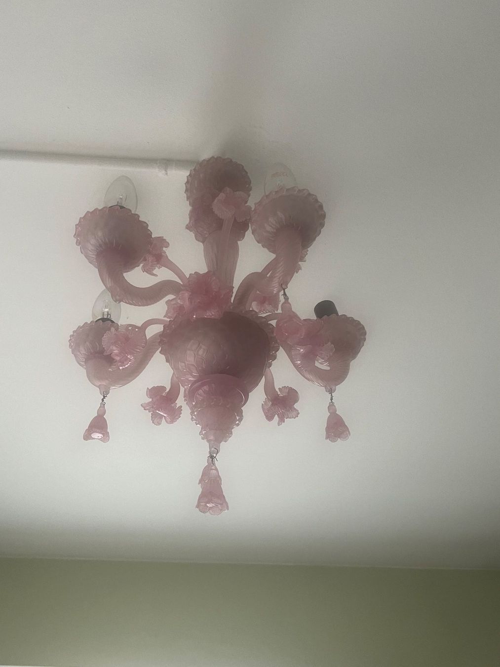 Lampadari & plafoniere: Murano 5x zartrosane Original Leuchter – Usato da zürich venduto da min_mh2q 4