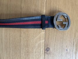Gucci G-Schnalle Band Gürtel 95/38 