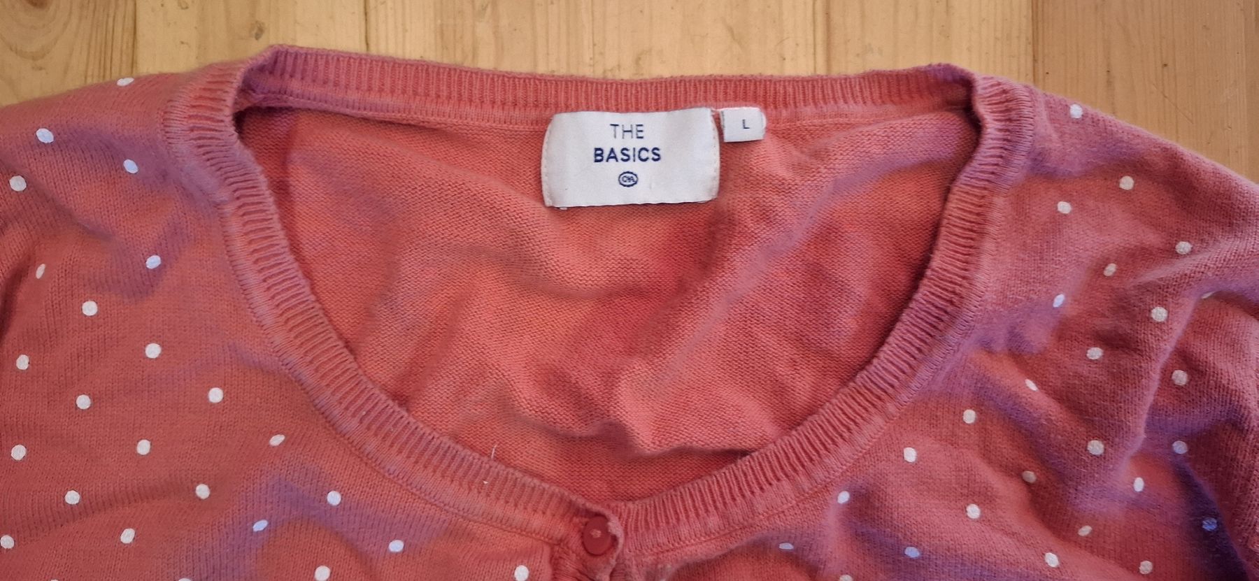 C&A Maglioni & Felpe: The Basics Strickjacke mit Pünktchenmuster, Grösse L – Usato da Niederstocken venduto da Cocos_nut 1