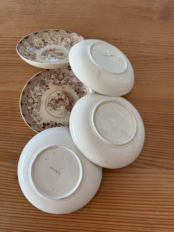 Villeroy & Boch Assiettes: Villeroy&Boch, Wild Rose, Untertasse, 5 Stück, Vintage – D'occasion à Lanzenhäusern par Galaa 1
