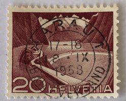 Nr.301 A mit Vollstempel Aarau