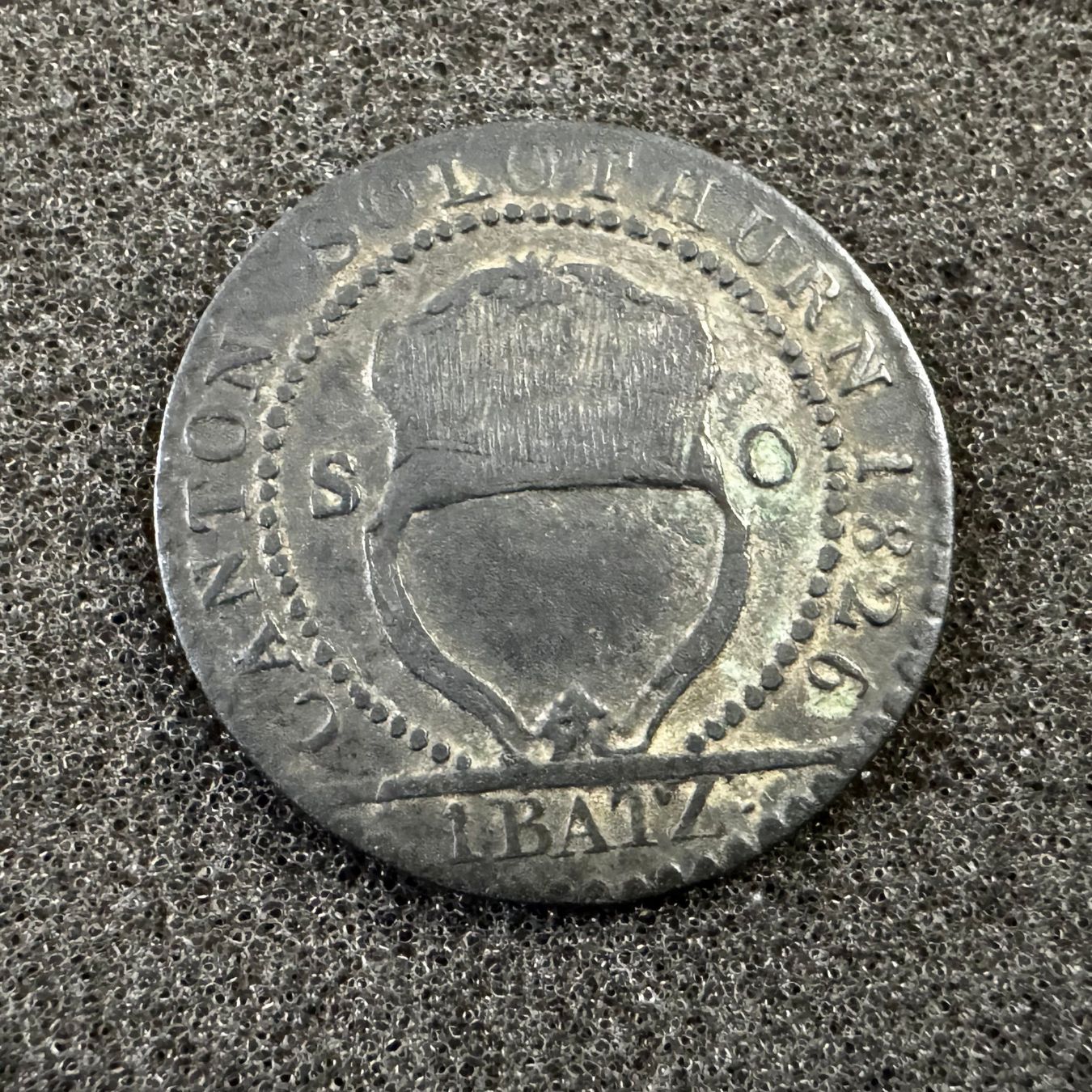Tutti le monete: 1 Batz Kanton Solothurn 1826 – Usato da Reitnau venduto da tb-muenzen