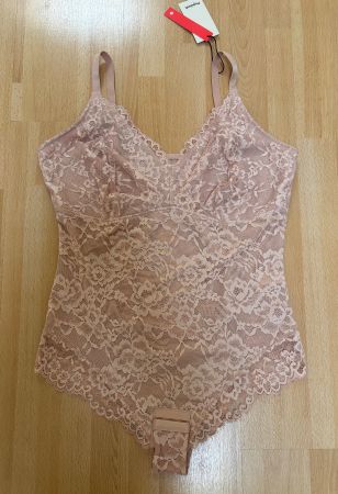Popilush - Neuer Shaping Body mit Spitze - skin-rosé - XXL