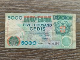 Ghana 5'000 Cedis 1998 !!!!!!!