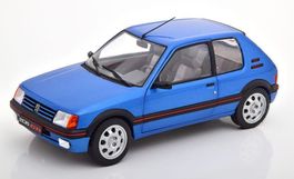 Peugeot 205 GTI 1.9 Phase I 1986-1990 blau met. / schwarz /