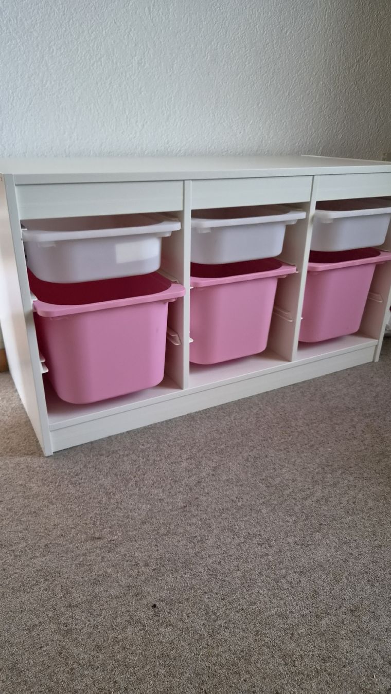 Ikea Scaffali: Ikea Trofast Regal mit 6 Kisten – Usato da Aarau venduto da Saskia.94