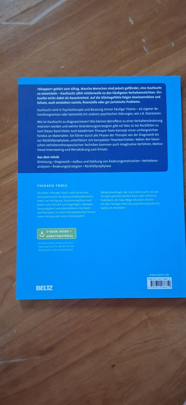 Libri: Therapie-Tools Kaufsucht – Nuovo (secondo la descrizione) da Wuppenau venduto da Jaqueline 1