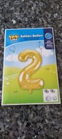 Goldene Zahl 2 Ballon - Perfekt für Geburtstag 🎉